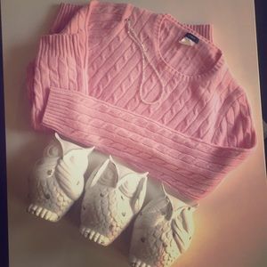 Pink J. Crew Sweater